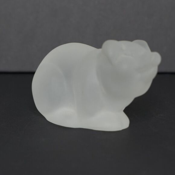 VTG NIB Princeton Gallery Crystal Small Pig Figurine Treasury Of Pigs Farmcore - Picture 3 of 14